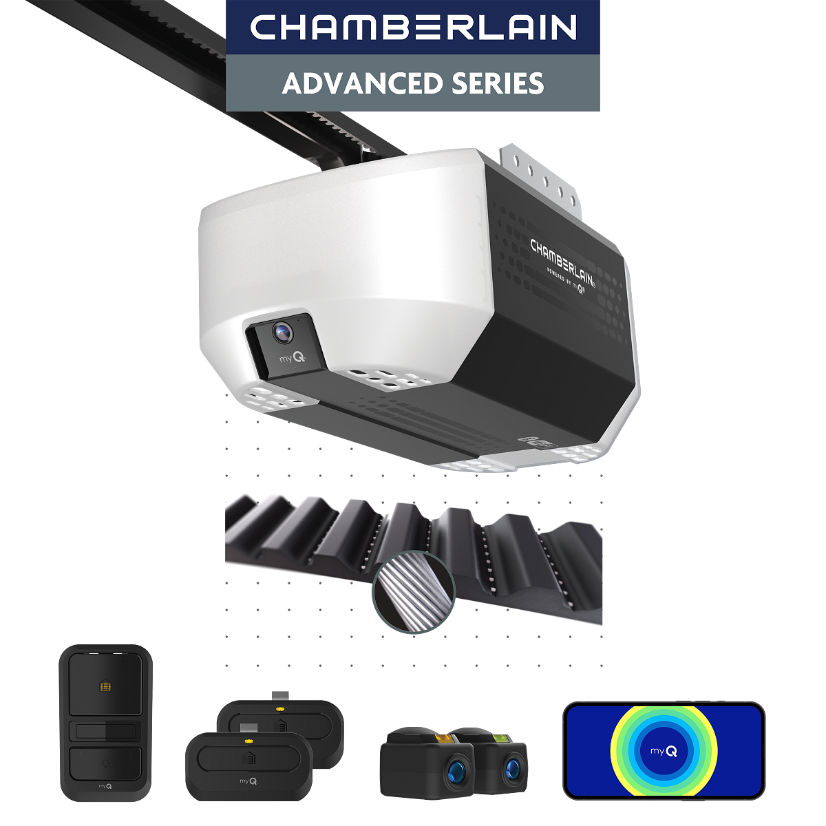 Chamberlain B2310 garage door opener