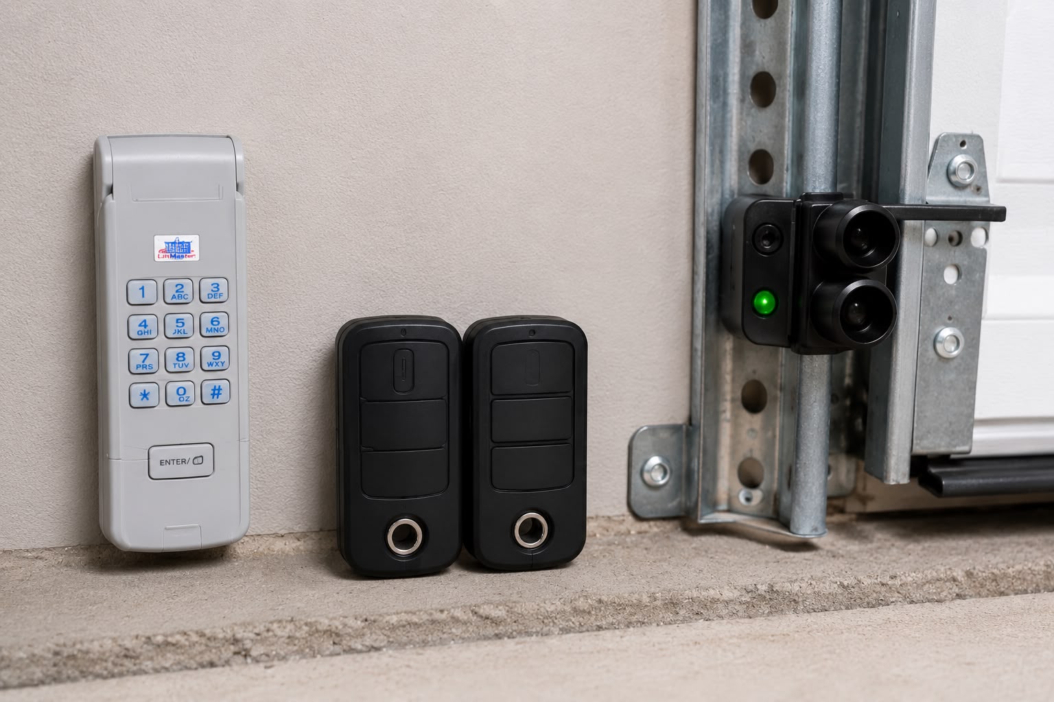Keypads, Remotes & Safety Sensors